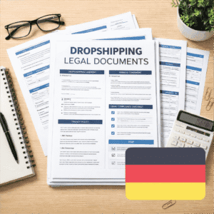 Dokumenty Dropshipping - Pakiet Niemiecki | 6 Szablonów w Języku Niemieckim