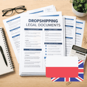 Dokumenty Dropshipping - Pakiet PL+EN | 12 Szablonów (Polski + Angielski)